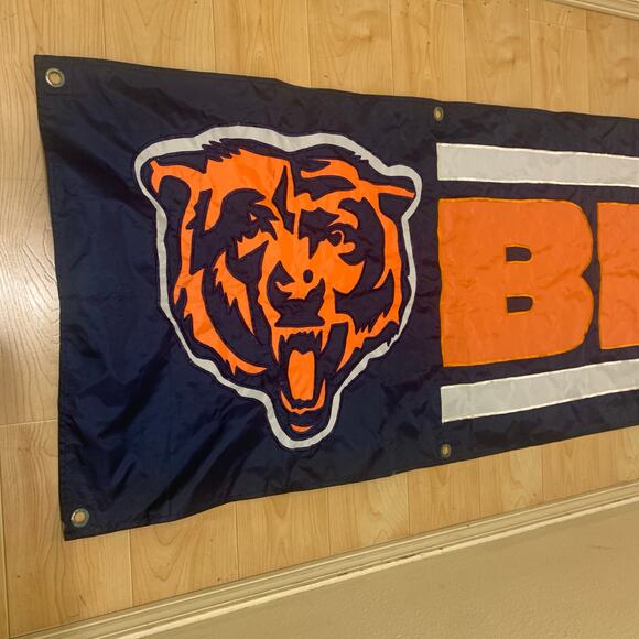 NFL Bears Banner 93'' x 24'' - Picture 3 of 4